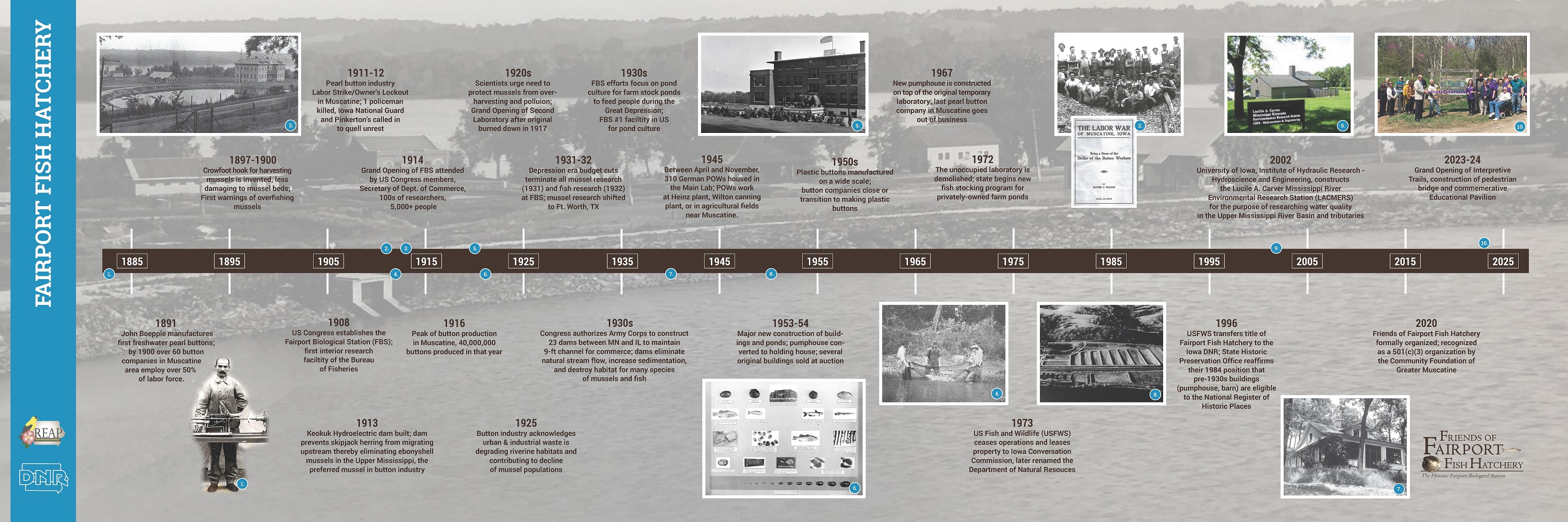 fairport hatchery history timeline